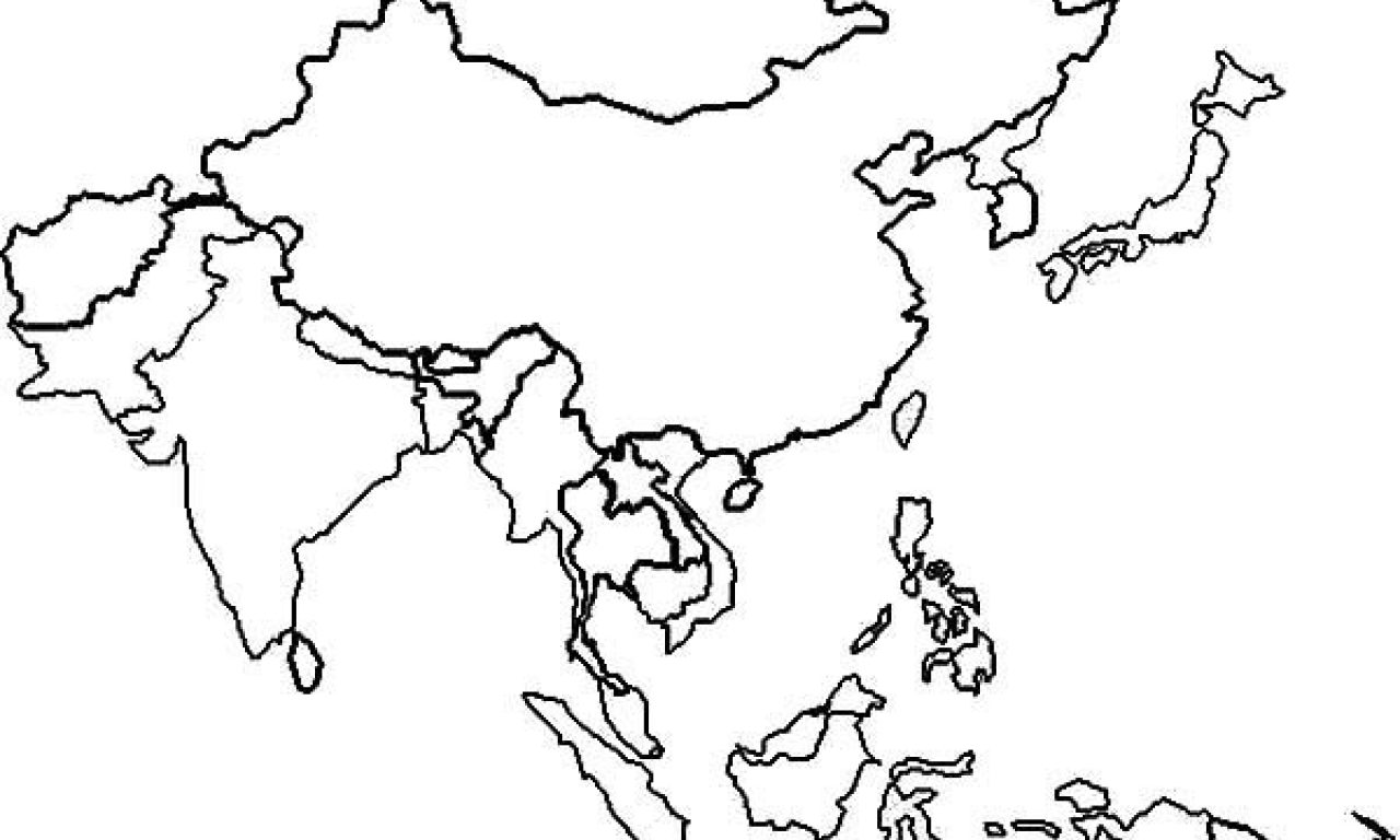 1280x768 Full Size World Map Coloring Pages And Blank Pdf Besttabletfor