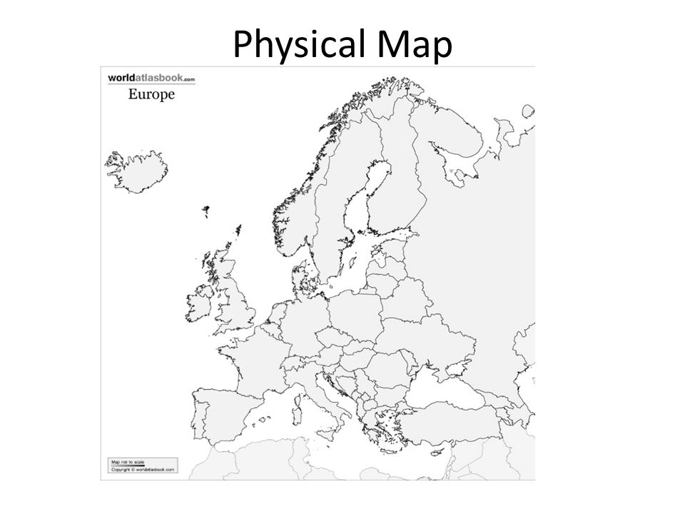 960x720 Geography Of Europe. Physical Map Political Map.