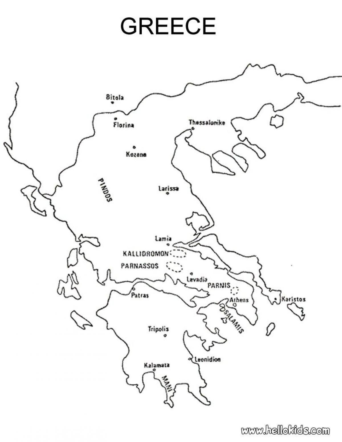 1200x1551 Greece Map Drawing