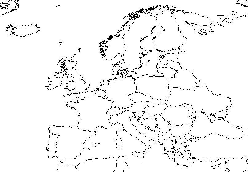807x561 Western Europe Map