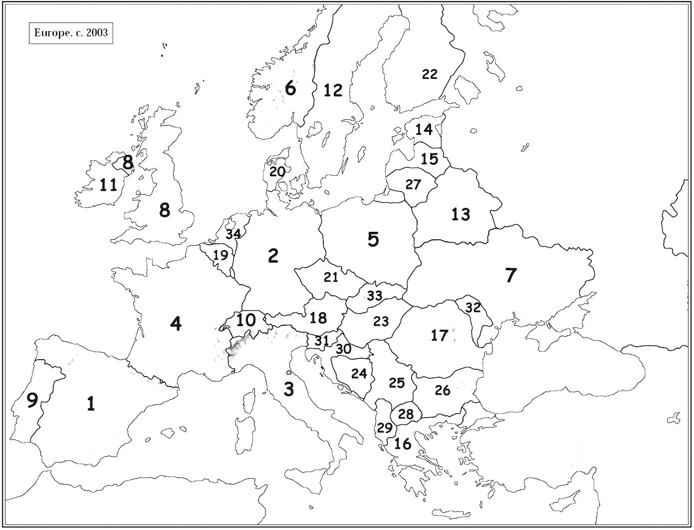 Europe Map Drawing at GetDrawings | Free download