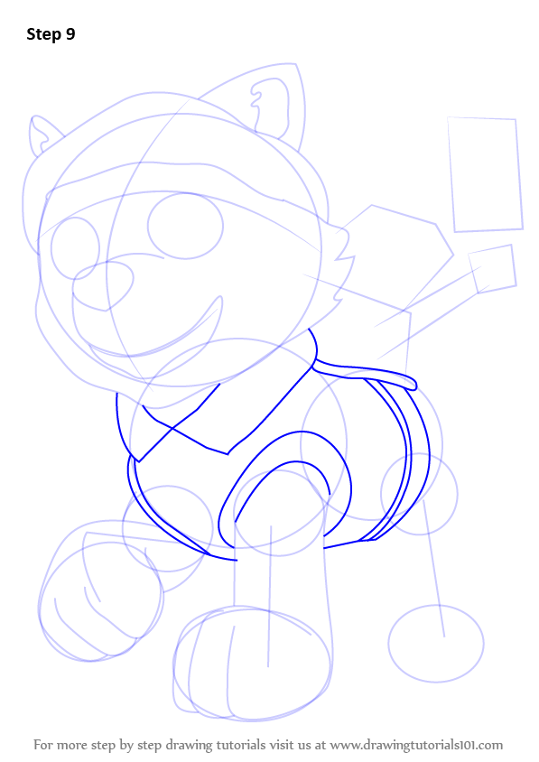 597x844 Learn How To Draw Everest From Paw Patrol (Paw Patrol) Step By