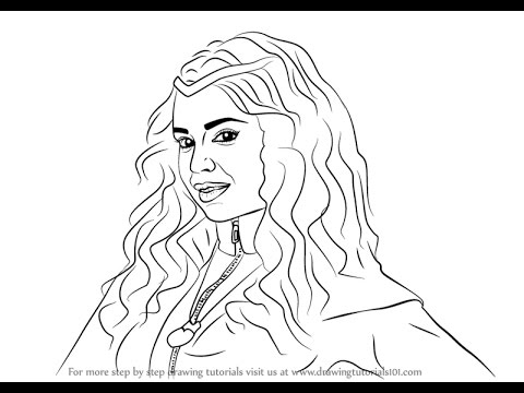 480x360 How To Draw Evie From Descendants
