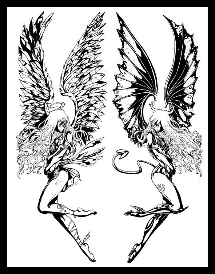 700x891 7 Best Patch Images On Tattoo Ideas, Angels And Demons