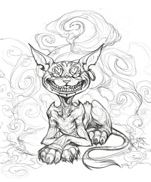 497x600 Cheshire Cat By Zeeksie