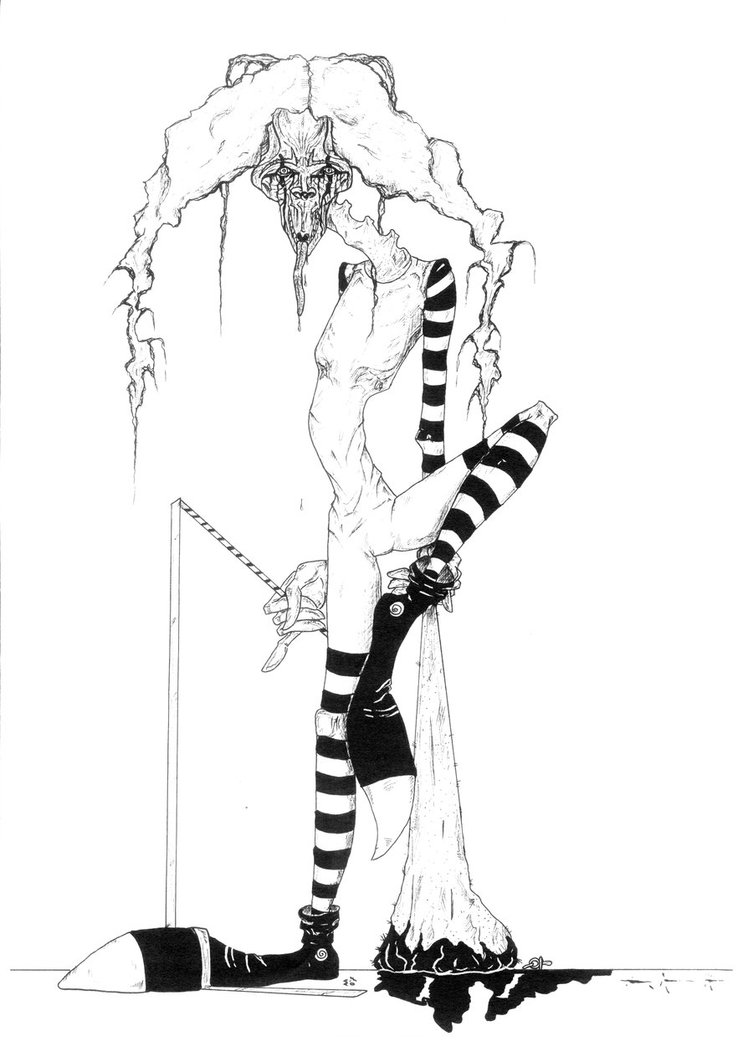 753x1062 Evil Clown 2 By Woodwose