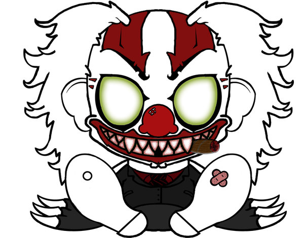 600x469 Evil Clown Drawings
