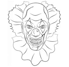 236x229 Drama Clown Faces Coloring Pages Circus Clown Faces