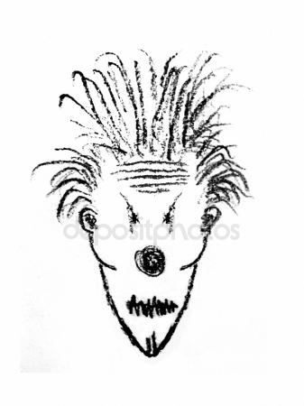 337x450 Scary Evil Clown With A Santa Hat Stock Photo Nito103