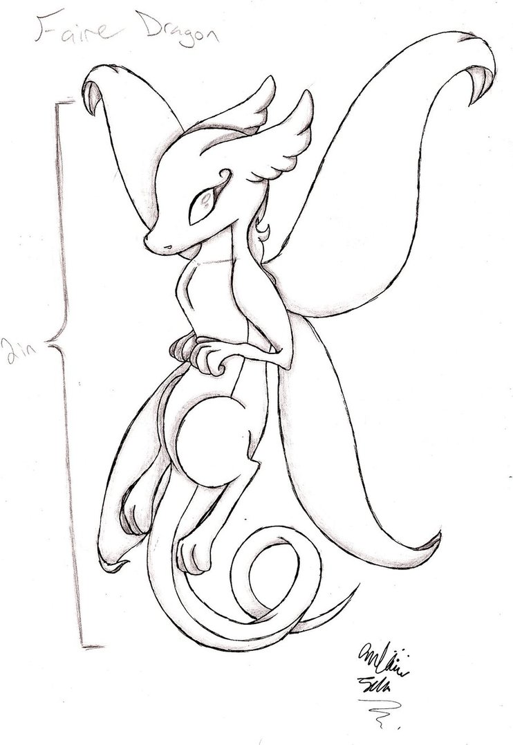 742x1077 Fairy Dragon By Mtfoxx3