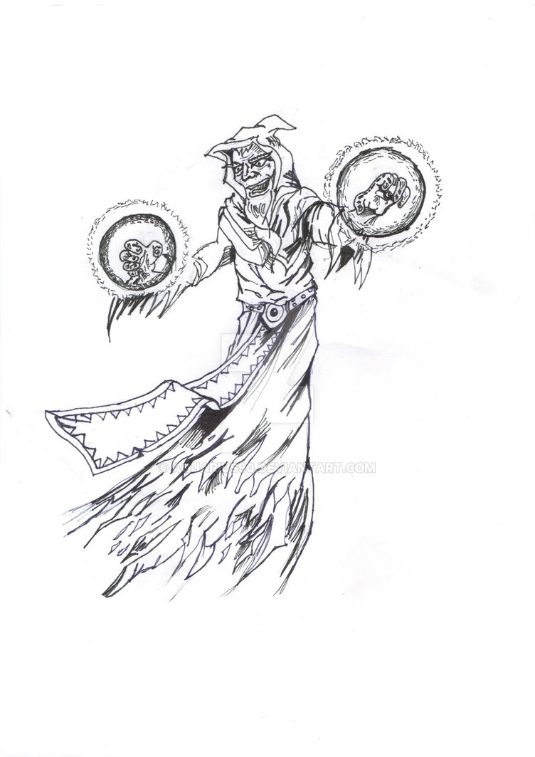 752x1063 Evil Wizard By Aquarius90