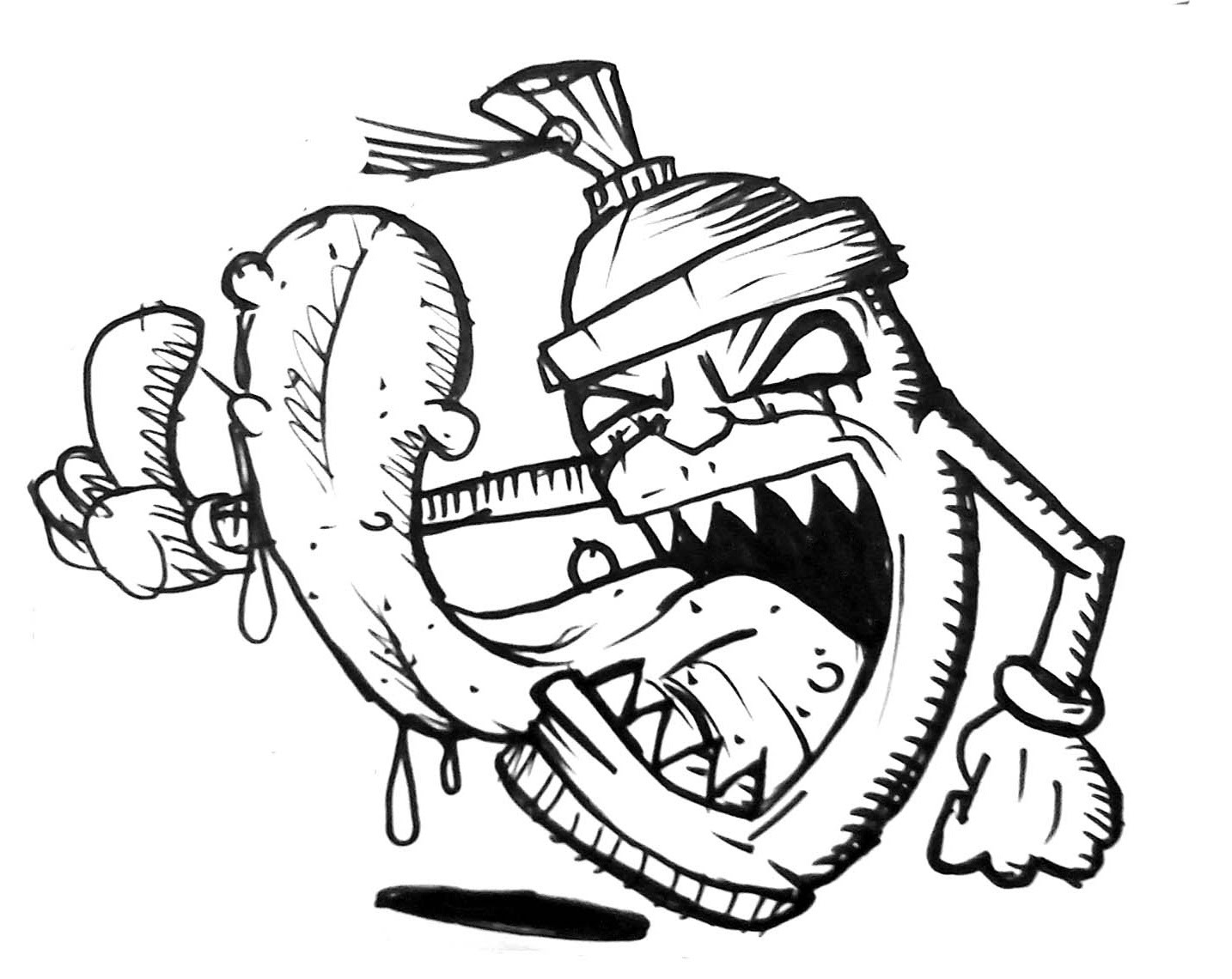 1434x1140 How To Draw A Killer Spray Can Character