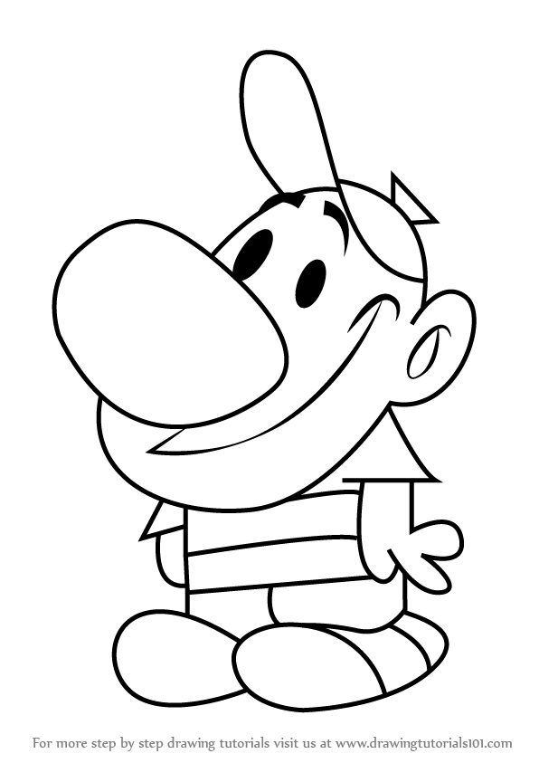 596x843 Learn How To Draw Billy From Grim Amp Evil (Grim Amp Evil) Step By