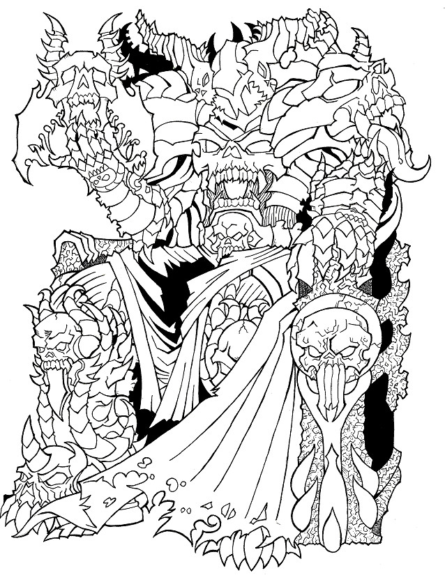 638x825 Dage The Evil By Cy689