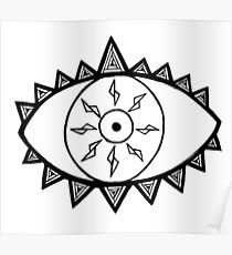 210x230 Evil Eye Drawing Posters Redbubble
