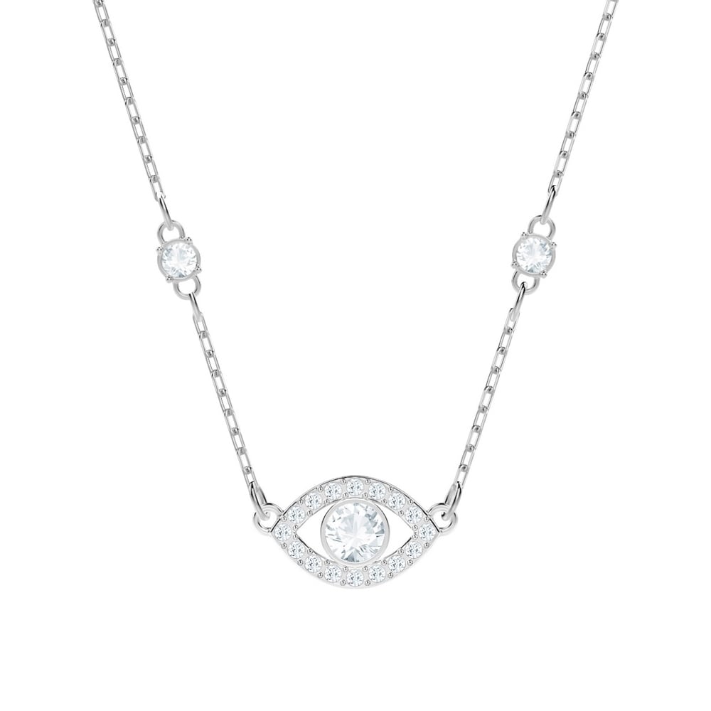 1000x1000 Swarovski Luckily White Crystal Evil Eye Necklace 5368240 John