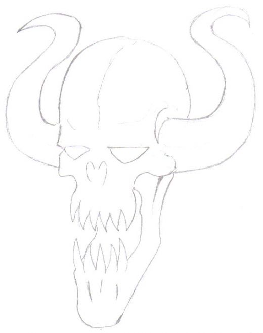 520x658 Fantasy Art Drawing How To Draw A Demon Face Hubpages
