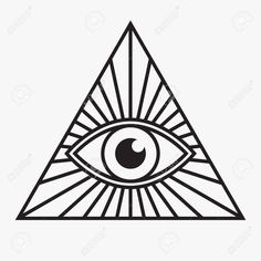 236x236 All Seeing Eye Symbol, Vector Illustration Royalty Free Cliparts