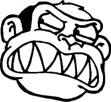 360x333 Family Guy Evil Monkey Decal Sticker 01