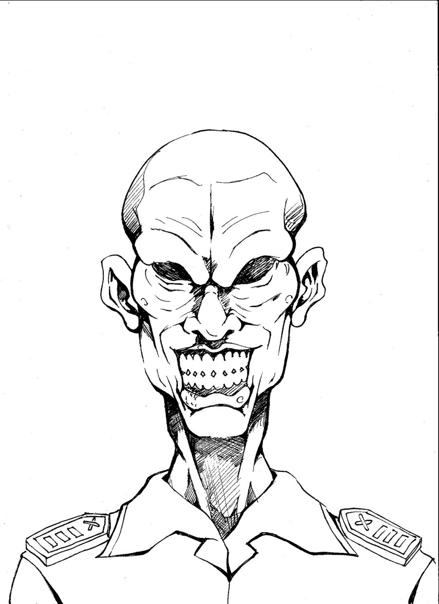 900x1238 Pix For Gt Drawings Of Evil Faces Art Face Art