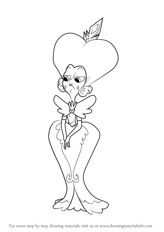 566x800 Learn How To Draw Queen Butterfly From Star Vs. The Forces Of Evil