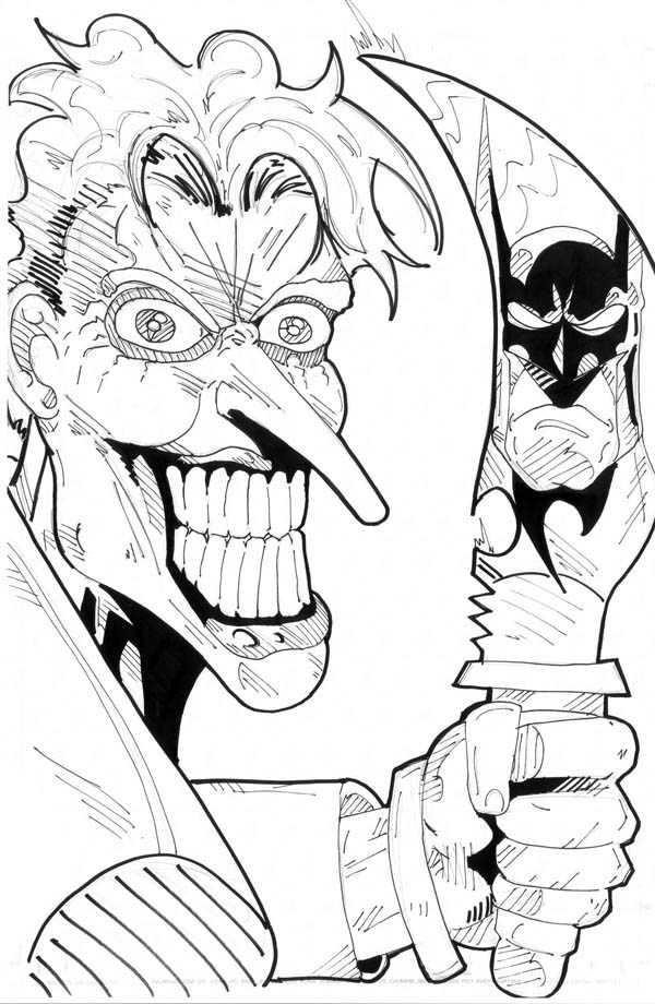 Evil Joker Coloring Pages Coloring Pages