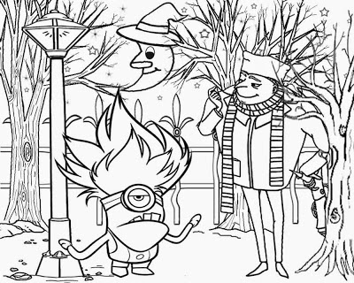 400x320 Lets Coloring Book Minion