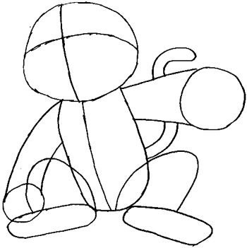 350x351 How To Draw The Evil Monkey From Family Guy Drawing Tutorial