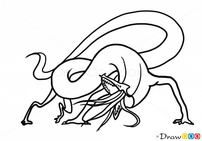 665x464 Dangerous Evil Monster Salamander Tattoo