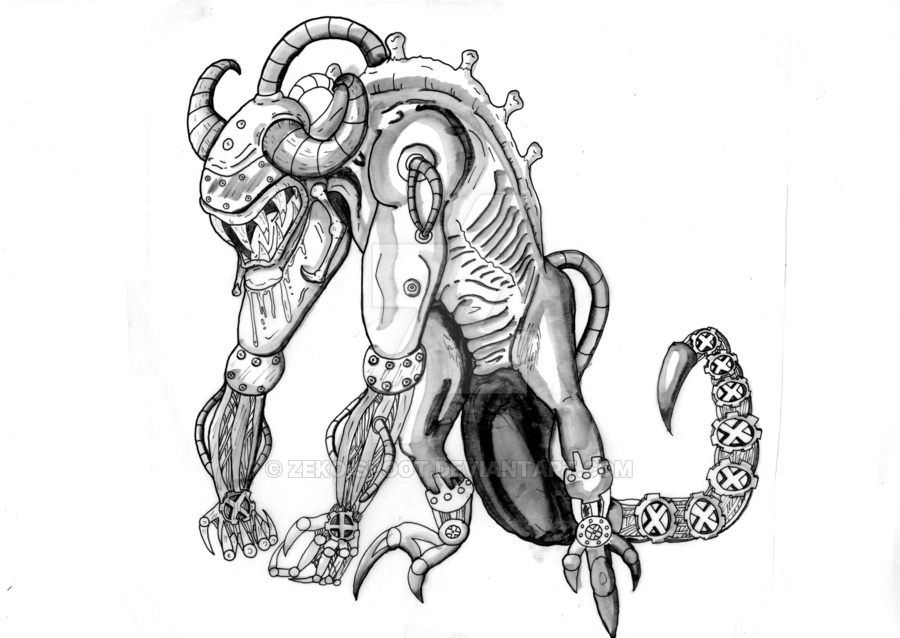 900x638 Evil Character By Zeko Spoot