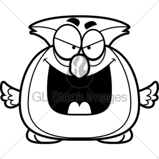 325x325 Evil Little Owl Gl Stock Images
