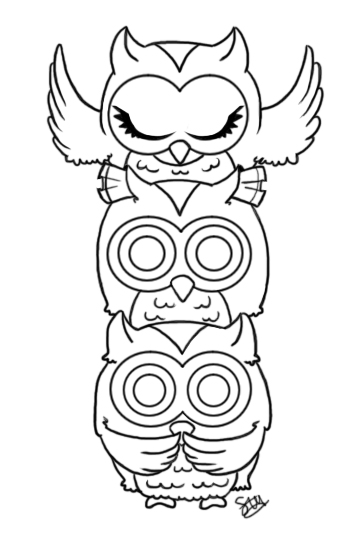 364x538 Owls See Hear Speak No Evil By Stupid Ism