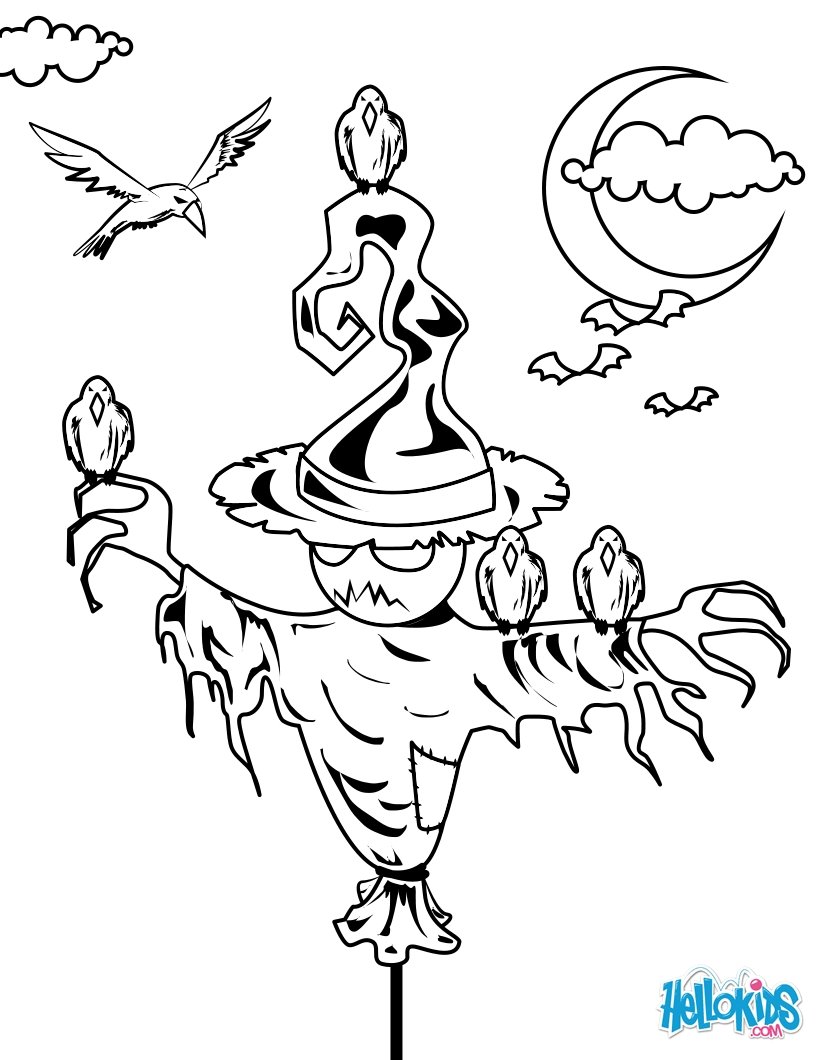 820x1060 Halloween Coloring Pages