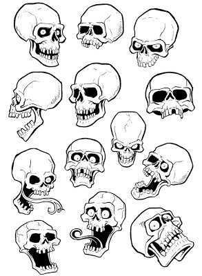 293x400 Kw Monsters Blog Of Evil Skull Tattoo Designs