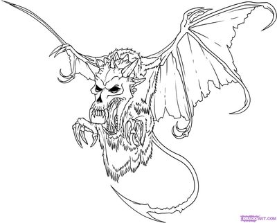 400x322 Dark Scary Coloring Pages Page Image Clipart Images