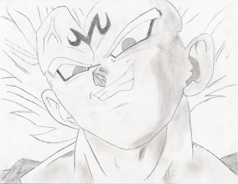 800x620 Majin Vegeta's Evil Smile By Trigun117