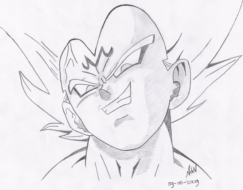 800x626 Majin Vegeta Evil Smile By Urama100