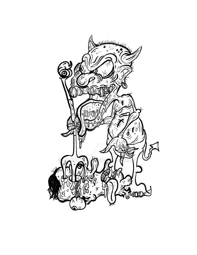 786x1017 Evil Devil By Metalmade