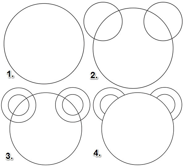 600x539 How To Vector Three Wise Teddy Bears Without The Pen Tool