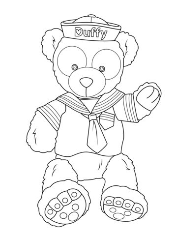 358x480 Duffy The Disney Bear Coloring Page Free Printable Coloring Pages