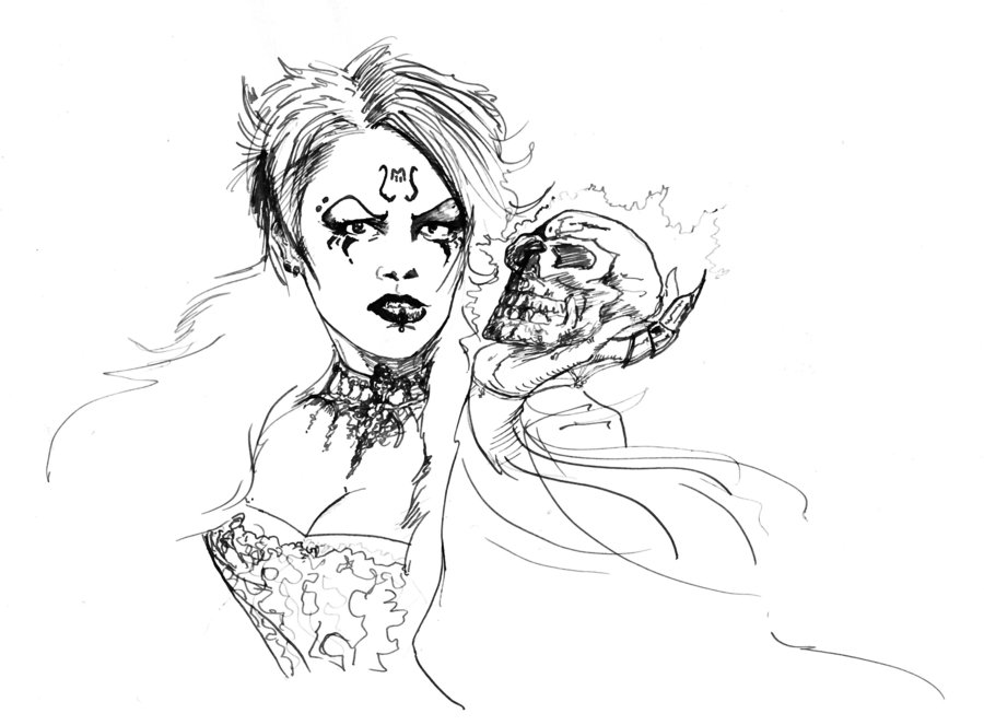 900x663 Dark Witch In Black Forest 35 By Bluemillenium