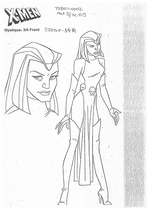 496x701 Mystic From X Men Evolution X Man Evolution