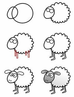 236x312 Pages O Draw A Cartoon Sheep Step 5 Animals Sheeps Free Wallpapers