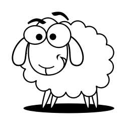 250x248 Die Namics Bb Ewe Are The Best. Merry Christmas To Ewe Sticker