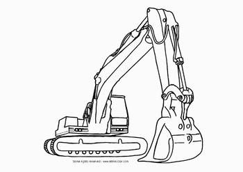 Excavator Drawing at GetDrawings | Free download