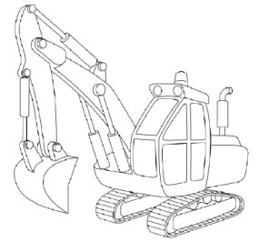 285x266 How To Draw Excavators Howstuffworks