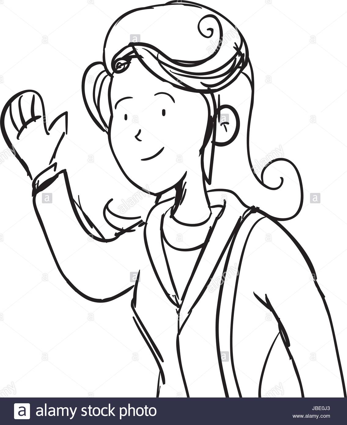 1135x1390 Executive Woman Cartoon Draw Stock Vector Art Amp Illustration