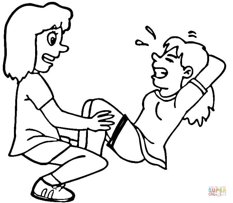 750x654 Exercise For Arms Coloring Page Free Printable Coloring Pages