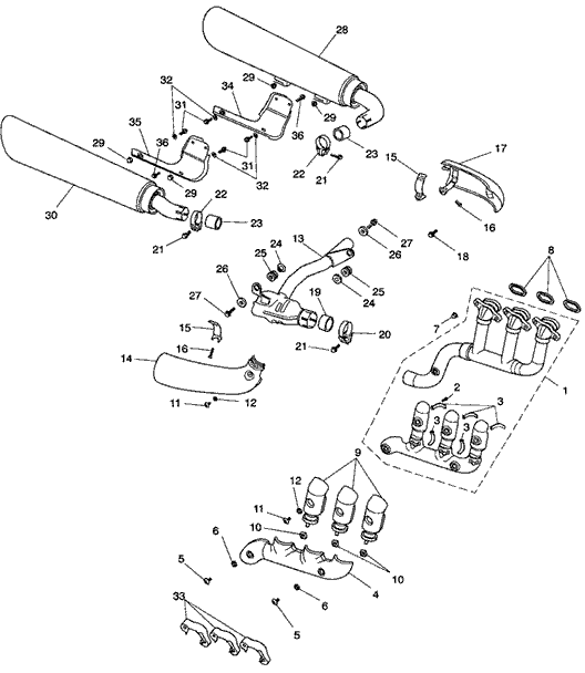 528x608 Triumph Rocket Iii, Classic Amp Roadster Exhaust System