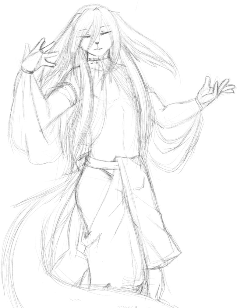 788x1013 Sketch Exotic Dancer By Nukude